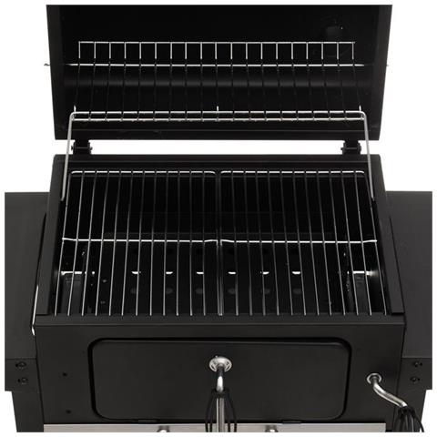 Barbecue A Carbone Bbq Da Giardino Con Manopola Grill A Doppio Ripiano E Ruote - Foto 5