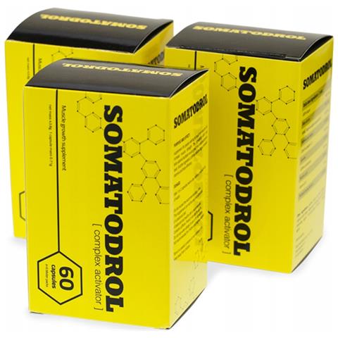 3x Somatodrol Integratore Alimentare Massa E Forza Per I Muscoli - Foto 1