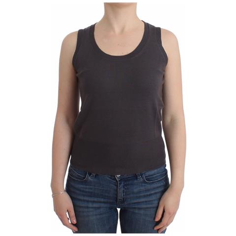 Canotta In Maglia Marrone - S - Foto 1