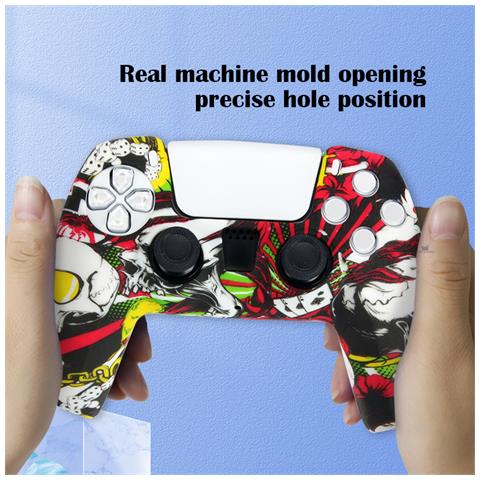 Custodia In Silicone Mimetica Per Controller Ps5 Un - Foto 5