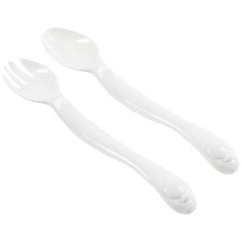 Set Posate Pinguino In Plastica Per Bambini - Foto 1