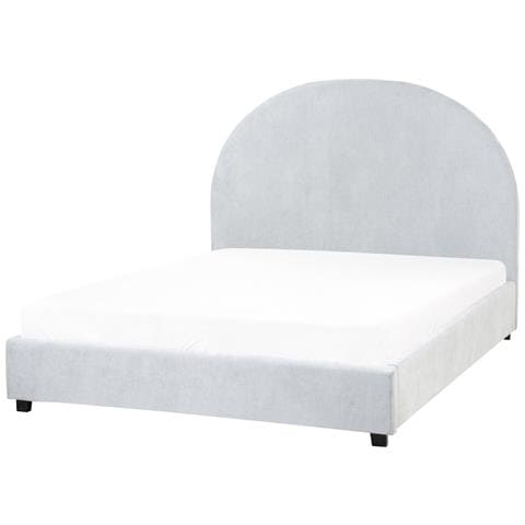 Letto Ciniglia Vaucluse 140 X 200 Cm Azzurro - Foto 2