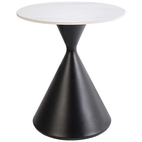 Tavolino Haiwee Ceramica Nero /bianco - Foto 2