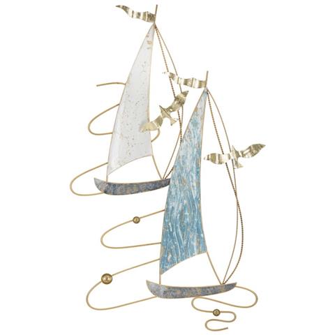 Decorazione In Metallo 3d Barche 6 - Multicolore - Metallo - 51,4x4x87 Cm - Foto 1