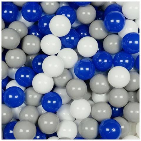 Ballen Voor Ballenbak 7cm 500st Wit, Blauw, Grijs - Foto 1