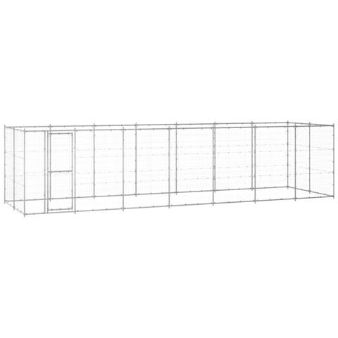 Lusso Casadino -  Gabbia Per Cani Da Esterno In Acciaio Zincato 16,94 M² - Foto 2