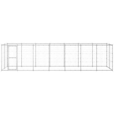 Lusso Casadino -  Gabbia Per Cani Da Esterno In Acciaio Zincato 16,94 M² - Foto 1