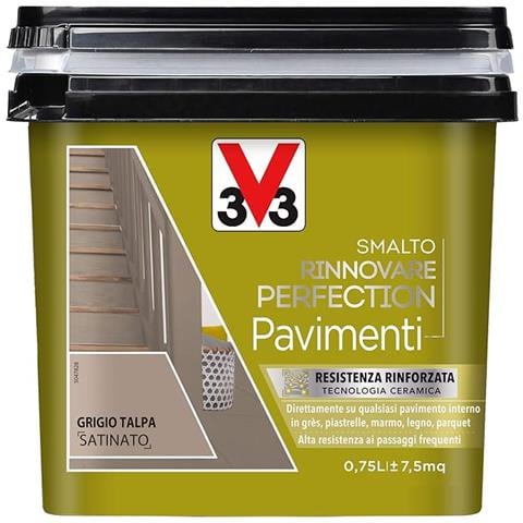 Smalto Rinnovare Perfection Pavimenti 750ml Grigio Talpa Satinato - Foto 1