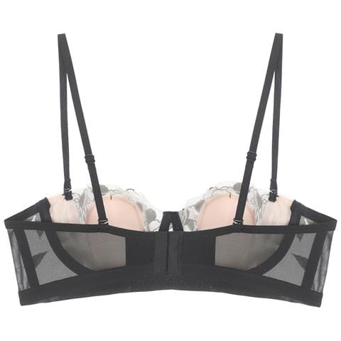 Set Di Bralette In Pizzo Con Spalline Rimovibili Black  11 - Foto 2