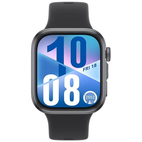 WATCH FIT 4, cassa in alluminio e cinturino nero. Fino a 10 giorni di autonomia e compatibile con iOS e Android - Foto 1