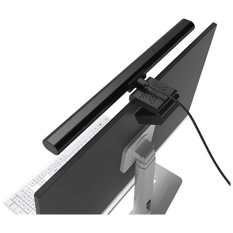 Monitor Led Dimmerabile Da 40 Cm Con Schermo Tattile Ultra Grande, Nero - Foto 5