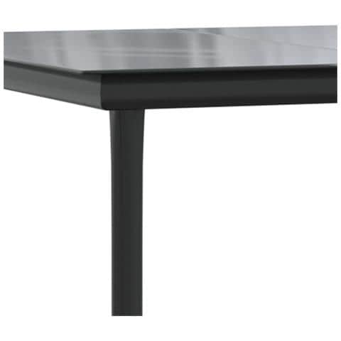 Set da Pranzo da Giardino 5 pz con Cuscini Nero - Foto 9
