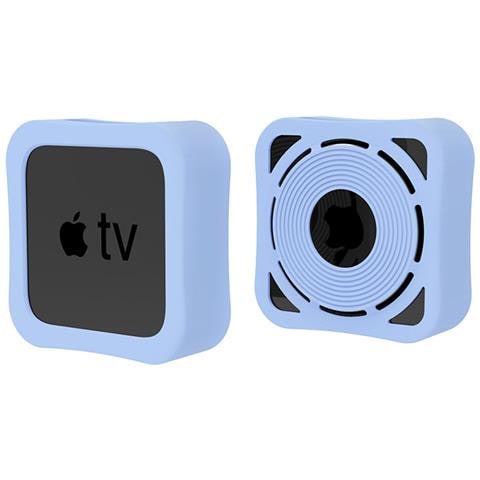 Copertura Completa In Silicone Per Apple Tv 4k (2021) Blue - Foto 1