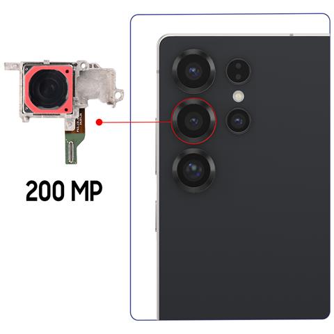 Fotocamera Posteriore Principale Per Samsung Galaxy S25 Ultra Modulo 200mp - Foto 4