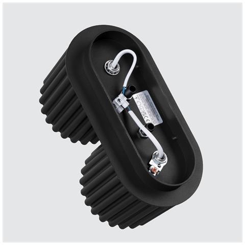 Lampada Da Soffitto Aura 2 Nero Gu10 Sl. 1785 - Minimalist Lampada A Soffitto Nero 12x21x10 Cm - Foto 8