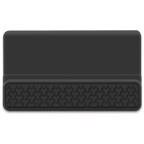 Tappetino Poggiapolsi In Silicone Per Tastiera - Supporto Ergonomico Integrato Per Una Digitazione Confortevole Black - Foto 1