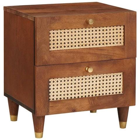 Comodini con cassetto 2 pcs 40 x 33.5 x 46 cm - Foto 2
