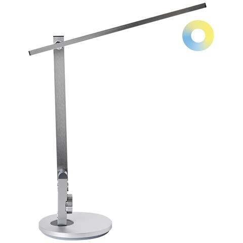 Lampada Da Scrivania A Led Cetus Con Dimmer Argento - Foto 2