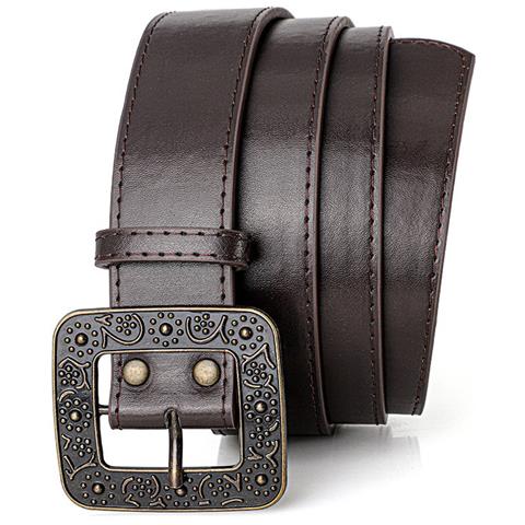 Cintura Da Donna In Pelle Pu Intagliata Vintage - Accessorio Alla Moda E Versatile - Foto 1