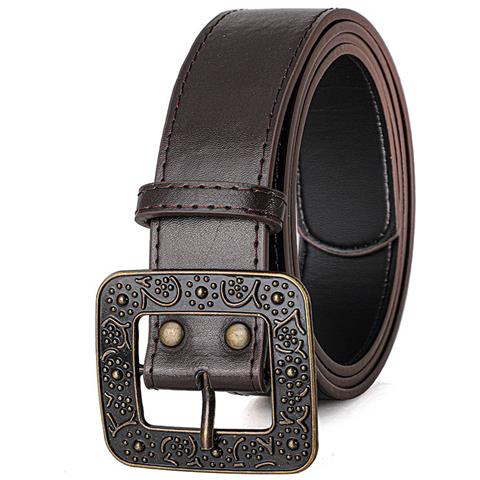 Cintura Da Donna In Pelle Pu Intagliata Vintage - Accessorio Alla Moda E Versatile - Foto 5