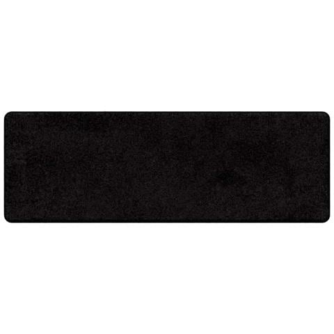 Runner in Moquette Nero 50 x 150 cm 100% Polipropilene Tuft - Foto 1