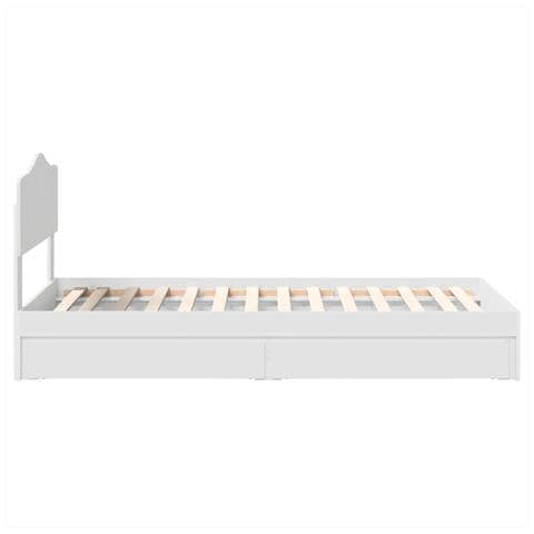 Letto con Contenitore Bianco 75 x 190 cm Legno multistrato - Foto 9
