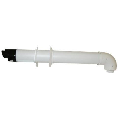 0010031041 Kit Scarico Fumi Orizzontale 60/100mm Attacco Rapido. - 60/100 A Magazzino - Foto 1
