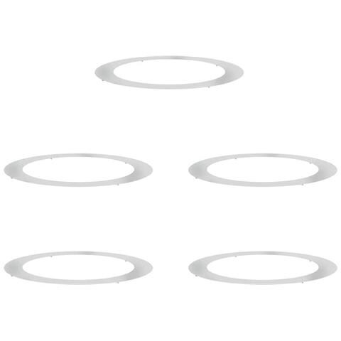 adatto per Anelli d'Albero Piatto 5 pcs Argento Ø90 / 120 cm - Foto 1