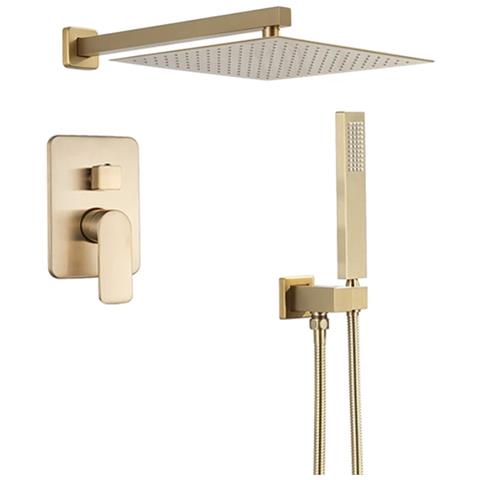 Set miscelatore doccia, Blackswan, tipo M11.4, modello oro opaco, misura 40 cm - Foto 1