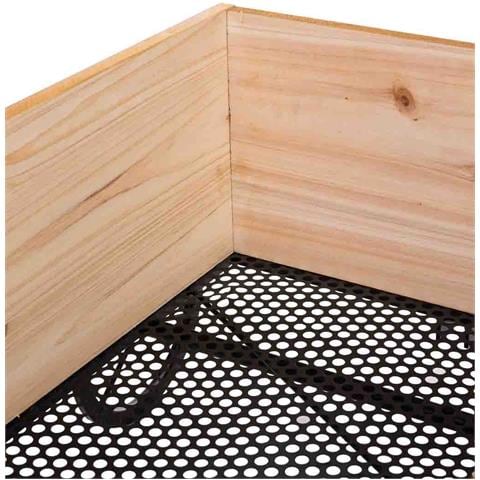 Carriola In Legno E Metallo Con Maniglia Di Traino 63x39,5x72h Cm - Foto 8
