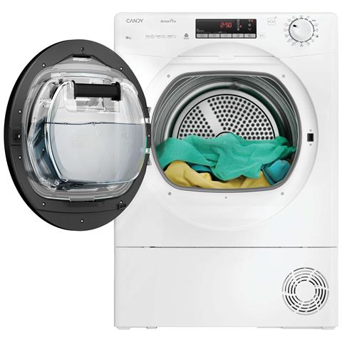 SMART PRO, Asciugatrice 10 KG, Classe D, Bianco, Inverter, Refresh, Wi-Fi, CRO EH10N2TBE-S - Foto 4