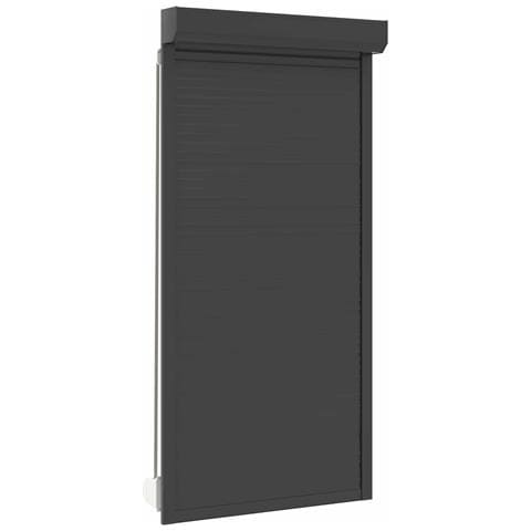 Persiana a rullo Antracite 100 x 210 cm Alluminio e poliuretano - Foto 1