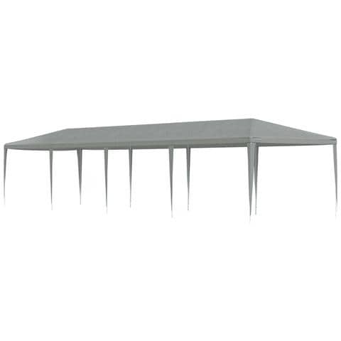 Tenda Party Grigio chiaro 1200 x 300 x 255 cm PE e Acciaio - Foto 1