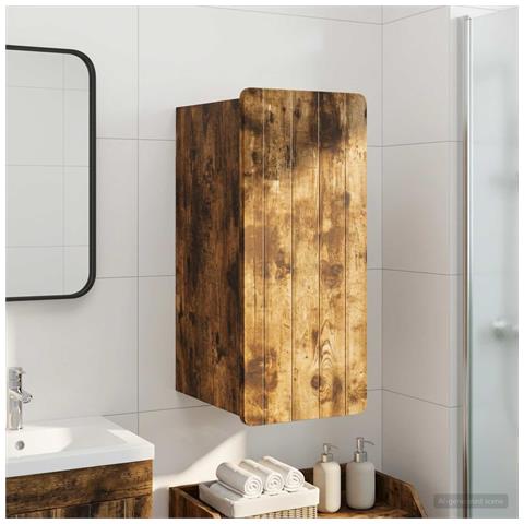 Armadio da bagno a muro ZWOLLE Rovere Fumo 30 x 31 x 63 cm - Foto 1