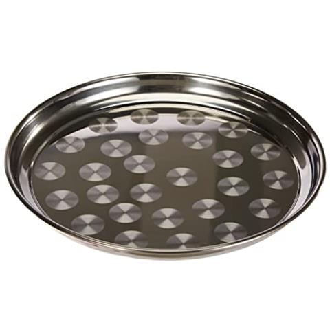 14135 - Vassoio da cameriere in acciaio inox GarInox, 32 cm - Foto 3