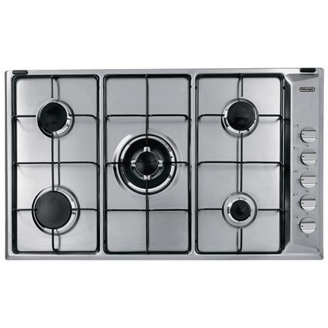 DE LONGHI IL 59 ASDV Piano Cottura a Gas 5 Fuochi Gas Colore Inox