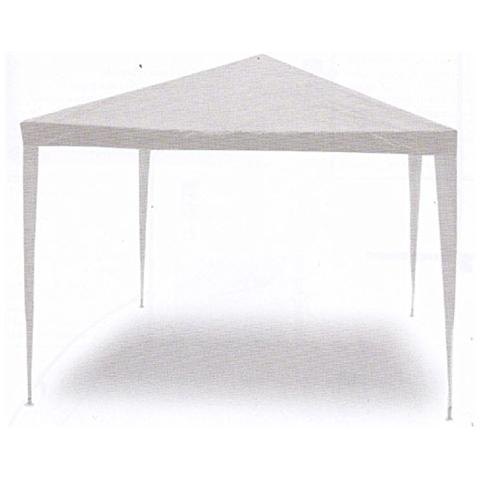 Gazebo Con Copertura Plastificata 3 X 3 Metri Bianco - Foto 2