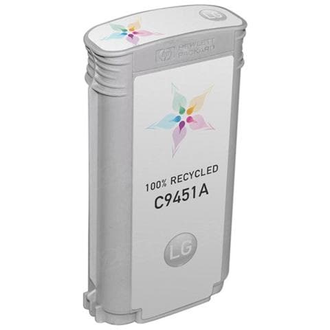 Cartuccia Compatibile Per Hp 70 C9451a Grigio Chiaro  Per Hp Designjet Z2100 Z3100 Z3200 Z5200 Z5400 130ml Pigment - Foto 1