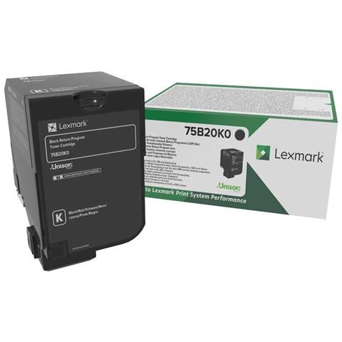 75B20K0 Toner Originale Nero per CX727de / CS727de / CS728de Capacità 13000 Pagine - Foto 1
