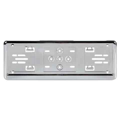 Portatarga Anteriore In Abs, cromato - Foto 1