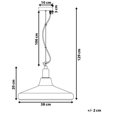 Lampadario In Vetro Ambrato Alikos - Foto 26
