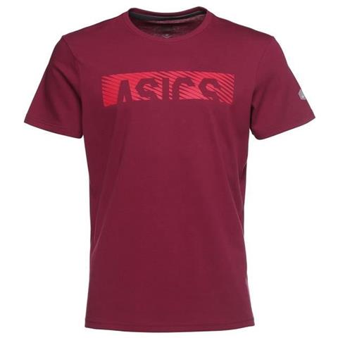 magliette asics donna rosso
