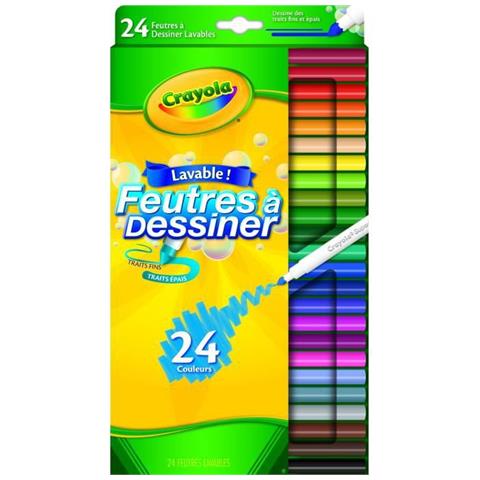 Crayola 24 Disegno Feltro - Foto 1