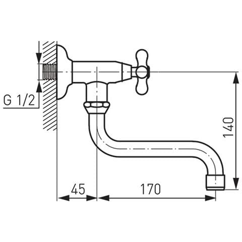 Rubinetto Automatico Acqua Fredda G1/2 Con Sensore A Infrarossi Induttivo Non Touch 85438952