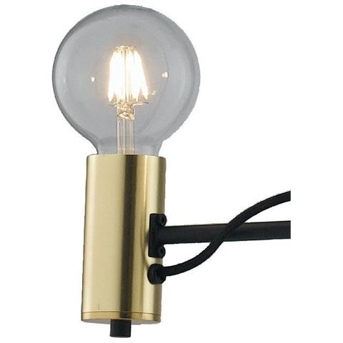 Lampadario Axon Nera / oro 4xe27 89x7,5cm - Foto 2