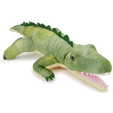 Childrens Molle Farcito Peluche Safari Jungle Peluche (piccolo 5-6 Pollici 12-15cm Coccodrillo)  - Foto 1