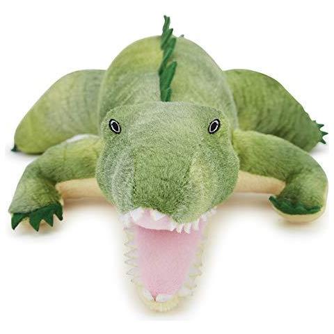 Childrens Molle Farcito Peluche Safari Jungle Peluche (piccolo 5-6 Pollici 12-15cm Coccodrillo)  - Foto 2