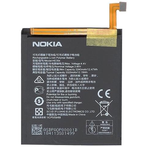 Batteria Litio Integrata Originale He354 Bulk Per 9 Pureview (Ta-1082 - Ta-1087)  - Foto 1