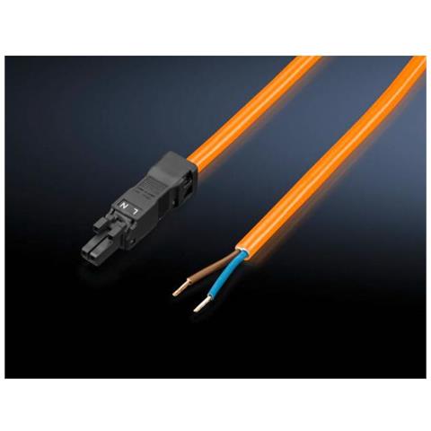 Sz Led System Light Connection Cable - Stromkabel (w) - 100-240 V - 3,0m - Orange - 1 Stck (2500420)  - Foto 1
