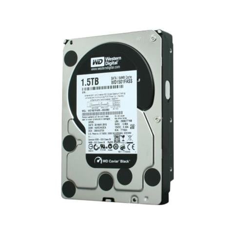 [Ricondizionato GOLD] Caviar Black 1.5TB, SATA, 0 - 60 °C, -40 - 70 °C, Nero - Foto 1